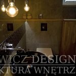 Dom w&nbsp;Markach łazienka. Projekt wnętrza Miśkiewicz Design