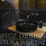 Dom w&nbsp;Markach łazienka. Projekt wnętrza Miśkiewicz Design