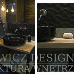 Dom w&nbsp;Markach łazienka. Projekt wnętrza Miśkiewicz Design