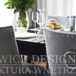 Dom w&nbsp;Markach jadalnia. Projekt wnętrza Miśkiewicz Design
