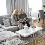 Dom w&nbsp;Markach salon. Projekt wnętrza Miśkiewicz Design