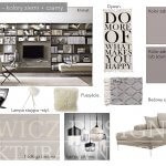 Salon beż i&nbsp;grafit inspiracje projektowanie wnętrz