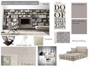 Salon beż i&nbsp;grafit inspiracje projektowanie wnętrz