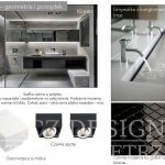 Łazienka geometria inspiracje projektowanie wnętrz