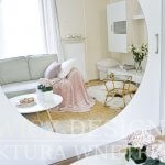 Pastelowe wnętrze realizacja salon